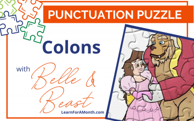 Colons with Belle and Beast (Punctuation Puzzle)