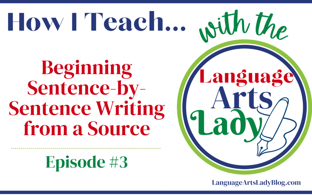 How I Teach…Beginning Sentence and Paragraph Writing With Writing Boxes…(Episode #3)