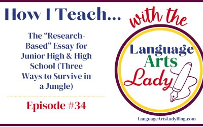 How I Teach… The “Research-Based” Essay for Junior High & High School (Three Ways to Survive in a Jungle) (Episode #34)